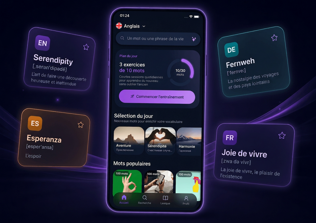 Meilleures applications IA pour apprendre le vocabulaire en 2026