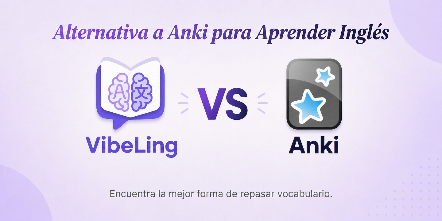 Alternativa a Anki: cómo aprender palabras en inglés sin rellenar tarjetas a mano