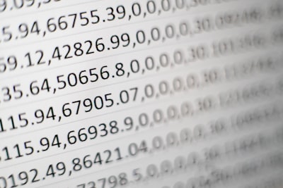 цифры — numbers